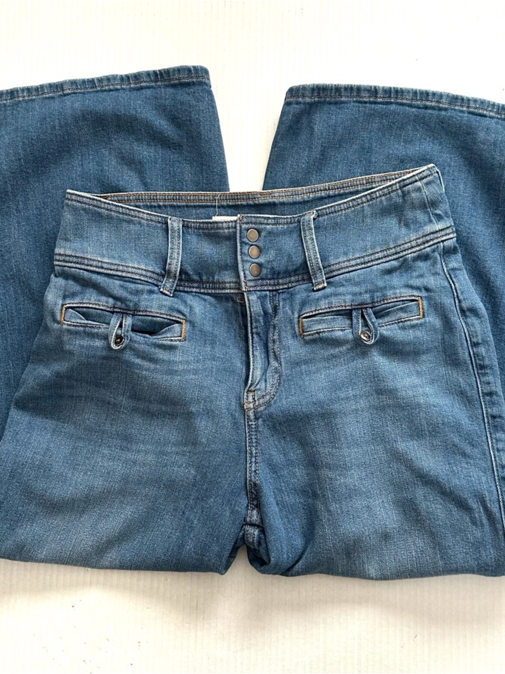 Anthropologie Pilcro Wide Leg Crop Jeans Size 29 - Picture 8 of 14